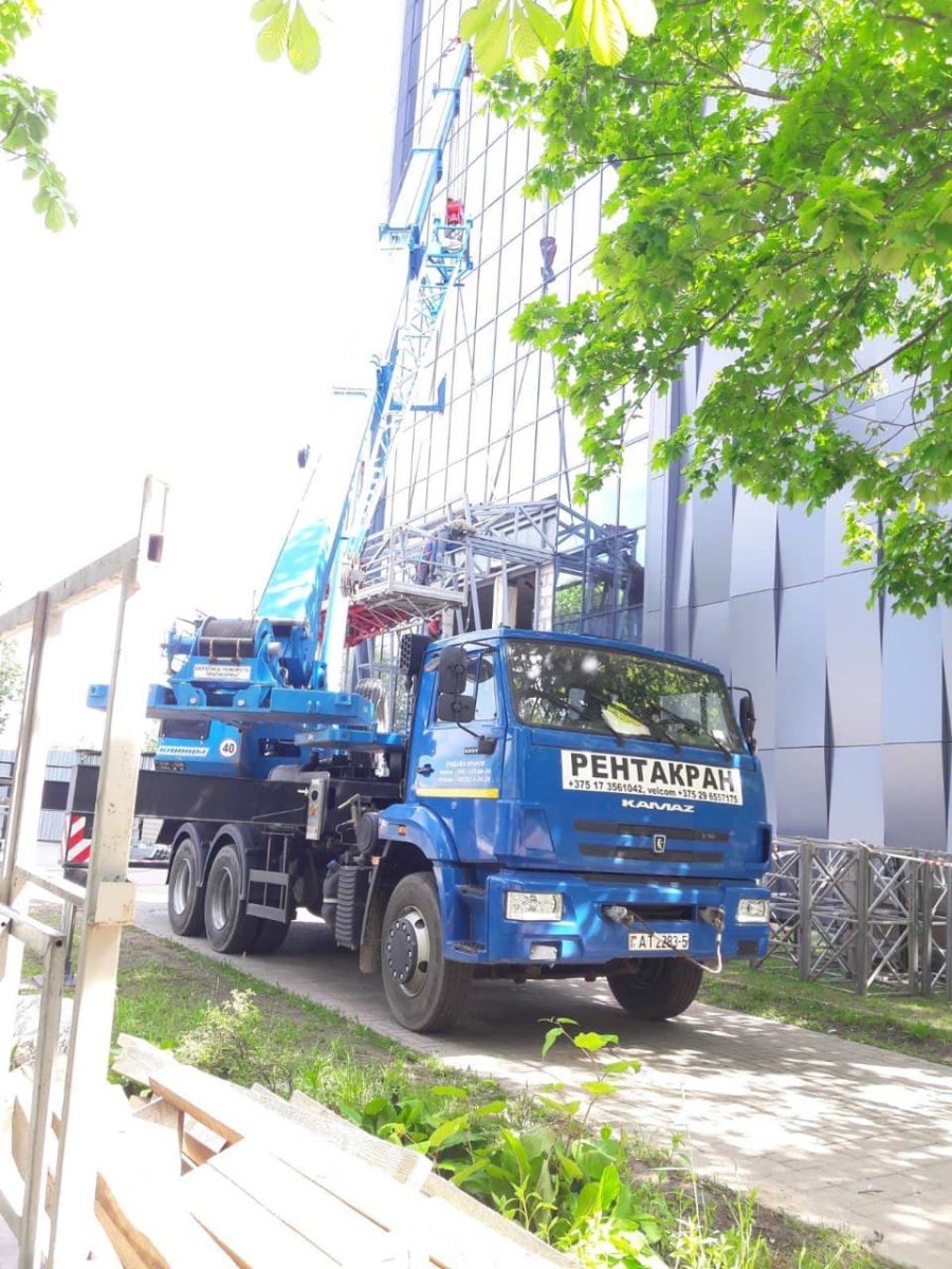 Автокран 25 тонн, 33 метра КС-55713-1К-4В Клинцы на базе КаМаз 65115